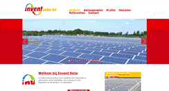 Desktop Screenshot of invent-solar.com